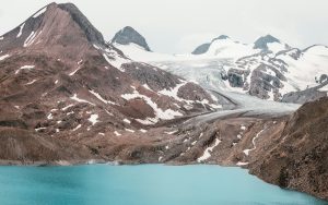 Changement climatique sur un glacier suisse